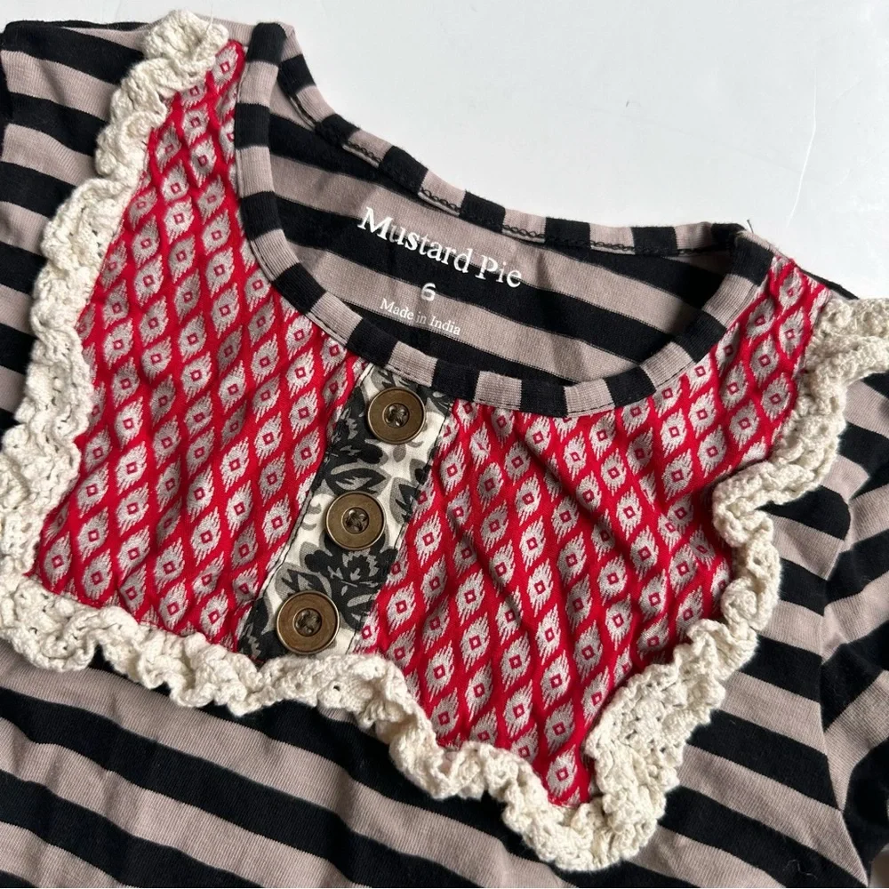 Mustard Pie black stripe
